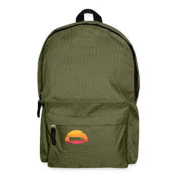 Sunrise Truck Road Geschenk Fahrer - Rucksack - Olivgrün - Vorne