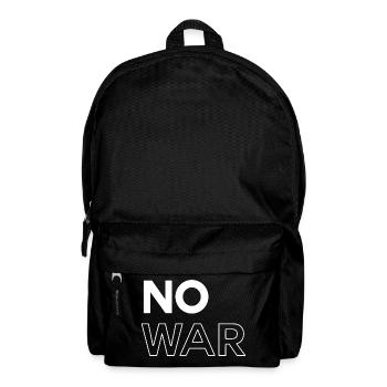 Pas de guerre - Sac à dos - noir - Devant
