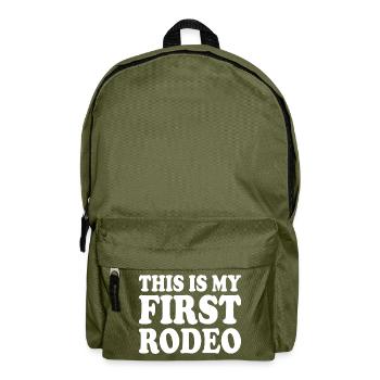 This is my first rodeo - Sac à dos - vert olive - Devant