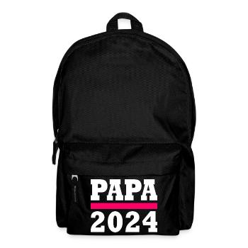 Papa 2024 - Rucksack - Schwarz - Vorne