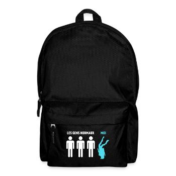 Plongée Cadeau Plongeur - Sac à dos - noir - Devant