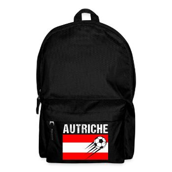 Austria Flag Austrian Football Gift - Backpack - black - Front