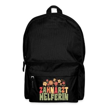 Zahnarzthelferin Zahnmedizinische Fachangestellte - Rucksack - Schwarz - Vorne