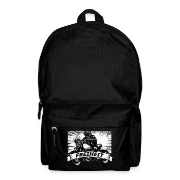 Freiheit - Rucksack - Schwarz - Vorne