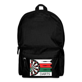 Darts darts players darts dartboard - Backpack - black - Front