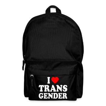 I love transgender trans - Sac à dos - noir - Devant