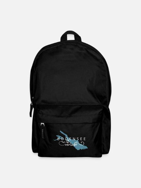 Bodensee verliebt - Rucksack - Schwarz