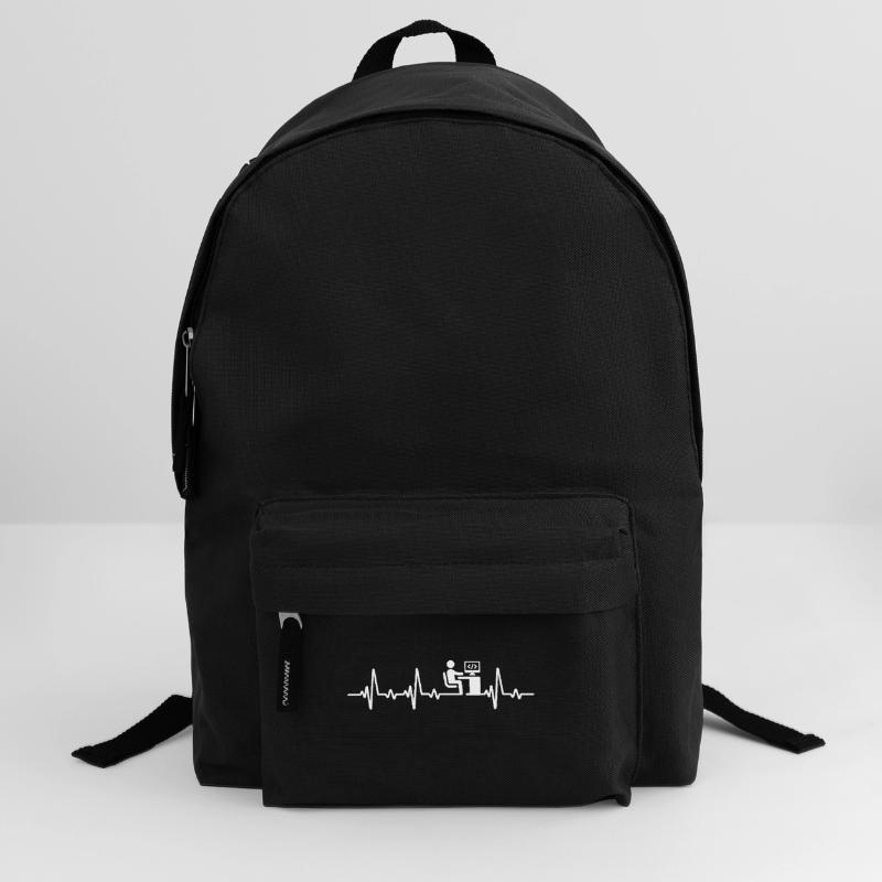 Programmeur Heartbeat Code Computer Scientist Sac à dos