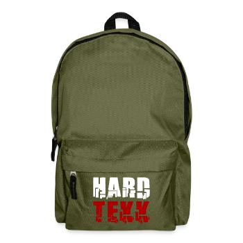 Hard Tekk Techno - Backpack - olive green - Front