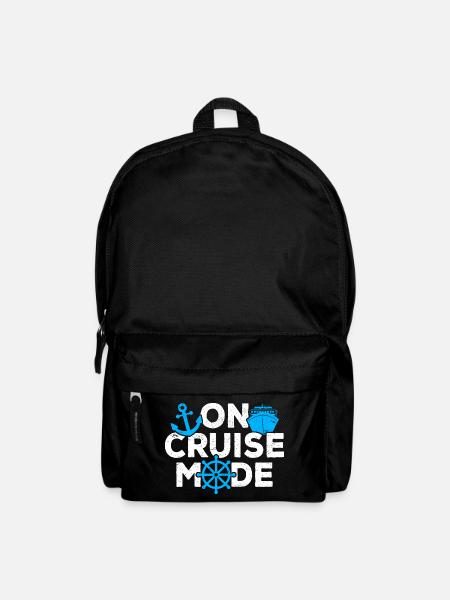 Kreuzfahrtschiff Kreuzfahrt Urlaub Familienkreuzfahrt - Rucksack - Schwarz