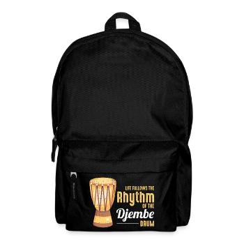 Djembe Player Drummer Music Drum Musician - Backpack - black - Front