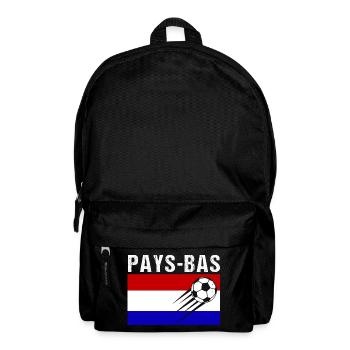 Netherlands Flag Dutch Football Gift - Backpack - black - Front