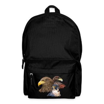 Pigargo und Falke - Rucksack - Schwarz - Vorne