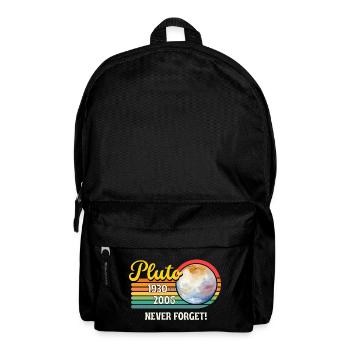 Pluton 1930 - 2006 n’oubliez pas - Sac à dos - noir - Devant