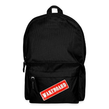 wakeboarden wakeboarder wakestyle cable-wake - Rucksack - Schwarz - Vorne
