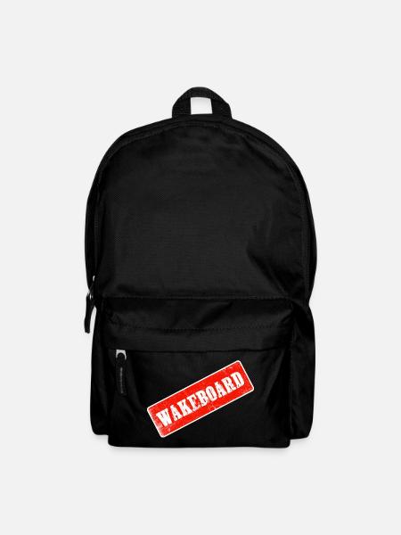 wakeboard wakeboarder wakestyle cable-wake - Sac à dos - noir