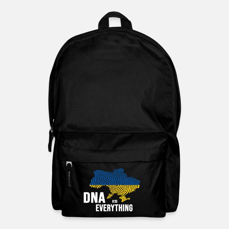 UKRAINE slava ukraini zelenskyi ukrainian DNA - Backpack - black
