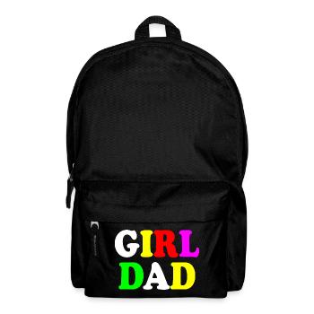 Girl dad - Rucksack - Schwarz - Vorne