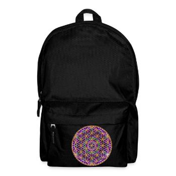 Flower of Life - Mandala - Backpack - black - Front