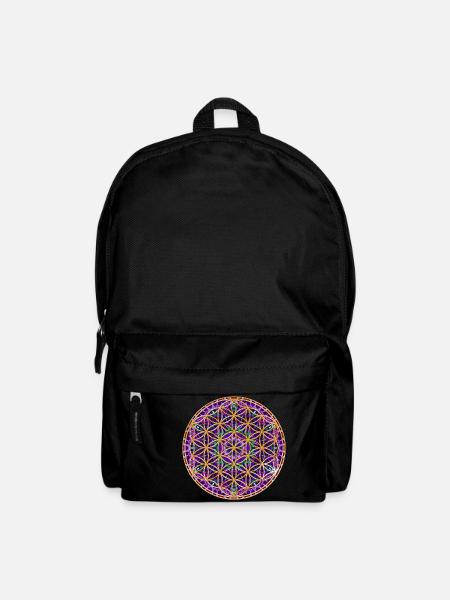 Fleur de la vie - Mandala - Sac à dos - noir