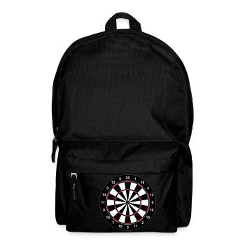 Dartboard - Rucksack - Schwarz - Vorne