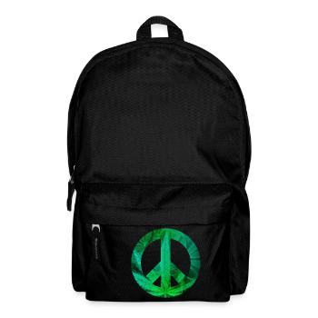 paix avec le chanvre - Sac à dos - noir - Devant