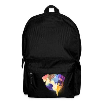 Colorful Pug - Rucksack - Schwarz - Vorne