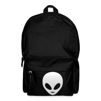 Funny Alien - Rucksack - Schwarz - Vorne