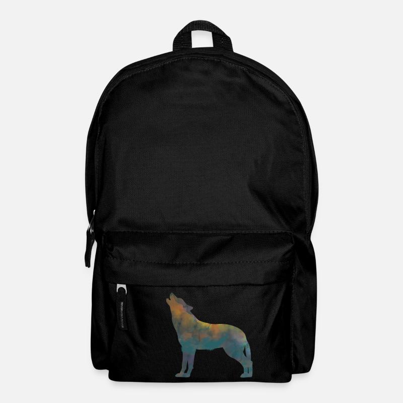 heulender Wolf - Backpack - black