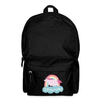 Unicorn - Rucksack - Schwarz - Vorne