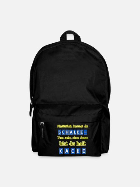 Schalke - Kacke - Rucksack - Schwarz