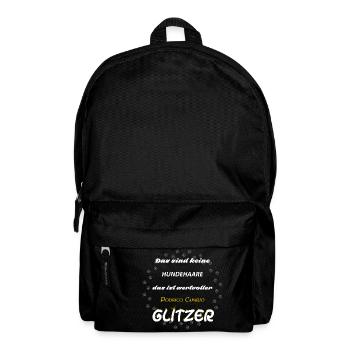 Podenco Canario Glitzer wA9W - Rucksack - Schwarz - Vorne