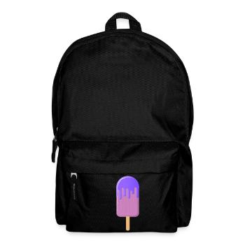 Ice cream on the stick 002 AllroundDesigns - Backpack - black - Front