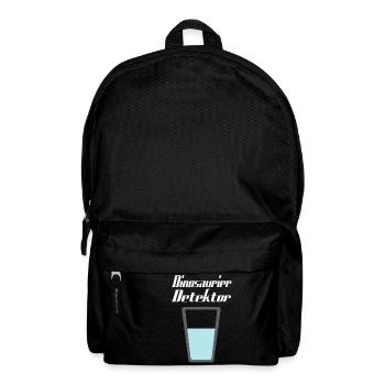 Dinosaurier Detektor - Rucksack - Schwarz - Vorne