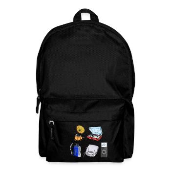 Music through time! - Backpack - black - Front