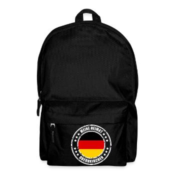 Meine Heimat ist OBERNKIRCHEN - Rucksack - Schwarz - Vorne
