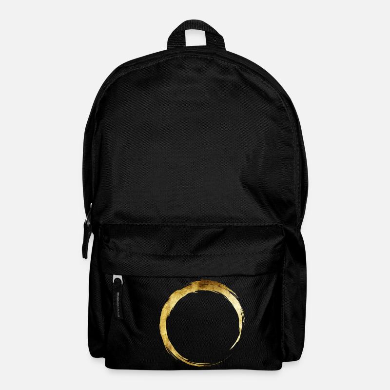 Bague Yoga OM Dorée - Sac à dos - noir