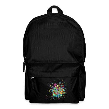 verliebtes Herz - Rucksack - Schwarz - Vorne