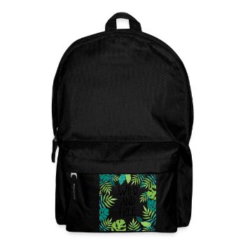 Wild and free - Backpack - black - Front