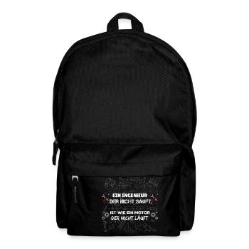 Ingenieur - Rucksack - Schwarz - Vorne