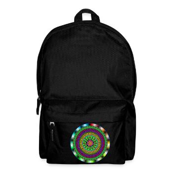 Mandala - Rucksack - Schwarz - Vorne