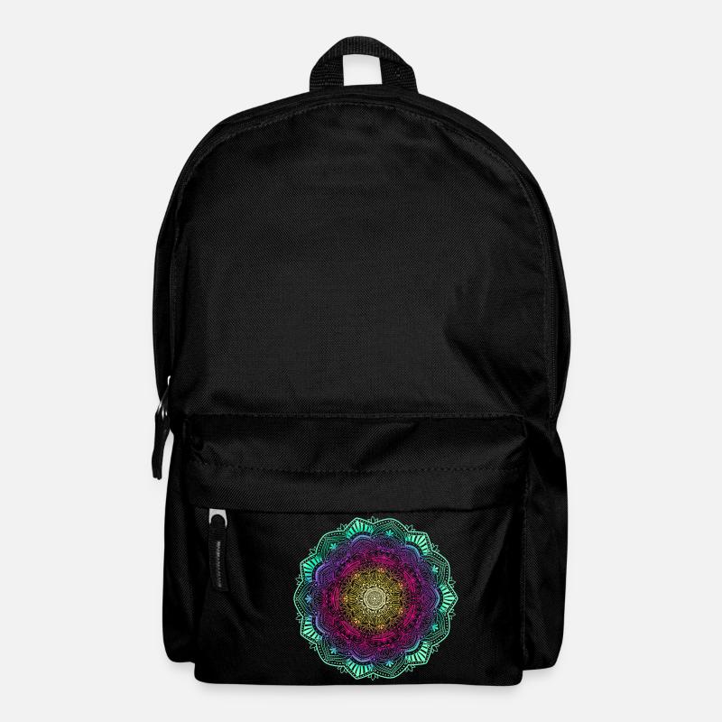 Mandala - Rucksack - Schwarz