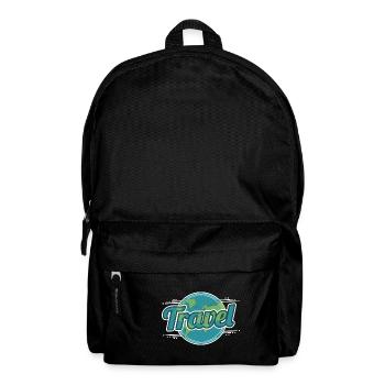 Travel Travel World Earth Reiselust World Travel Vacation - Backpack - black - Front