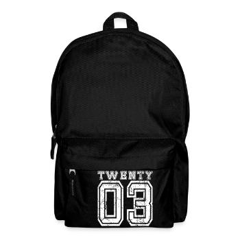 vingt 2003 - Sac à dos - noir - Devant