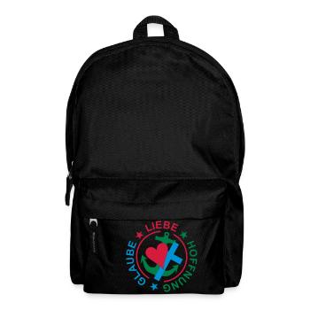 Faith Hope Love / COEUR CROIX ANCRE - Sac à dos - noir - Devant