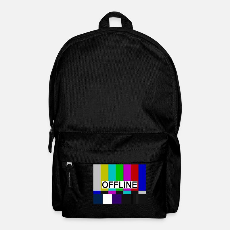 Offline Shirt Geschenk - Rucksack - Schwarz