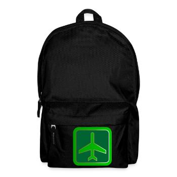 airplane airplane plane hot air balloon air ba - Backpack - black - Front