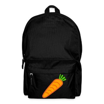 carrots carrots ruebe veggie veggie vege - Backpack - black - Front