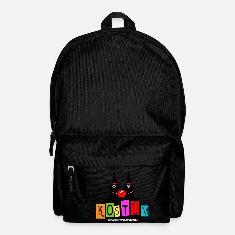 Kölsch Köln Kölle Dom Rhing Karneval Kostüm Alaaf - Rucksack - Schwarz
