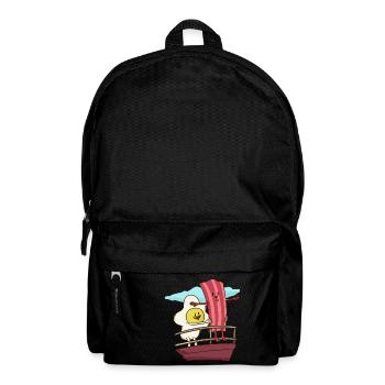 Bacon und Eier Titanic - Rucksack - Schwarz - Vorne